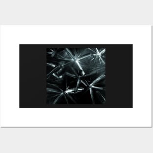 Painted Stars In Black And White Picture Posters and Art